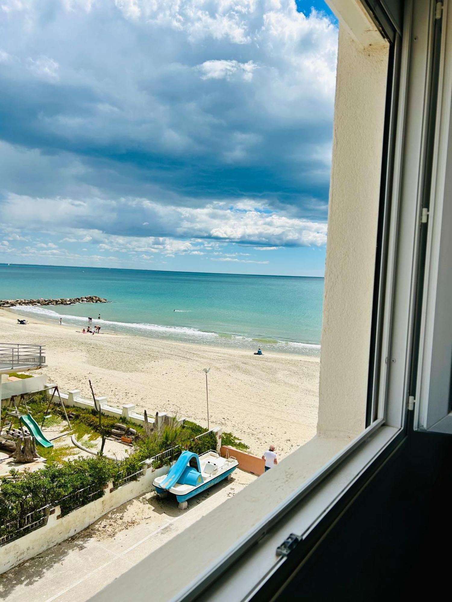Estudio 1Ere Ligne Vue Mer ,Place De Parking Privee Acces A La Plage De La Residence 3Eme Etage Palavas-les-Flots Exterior photo