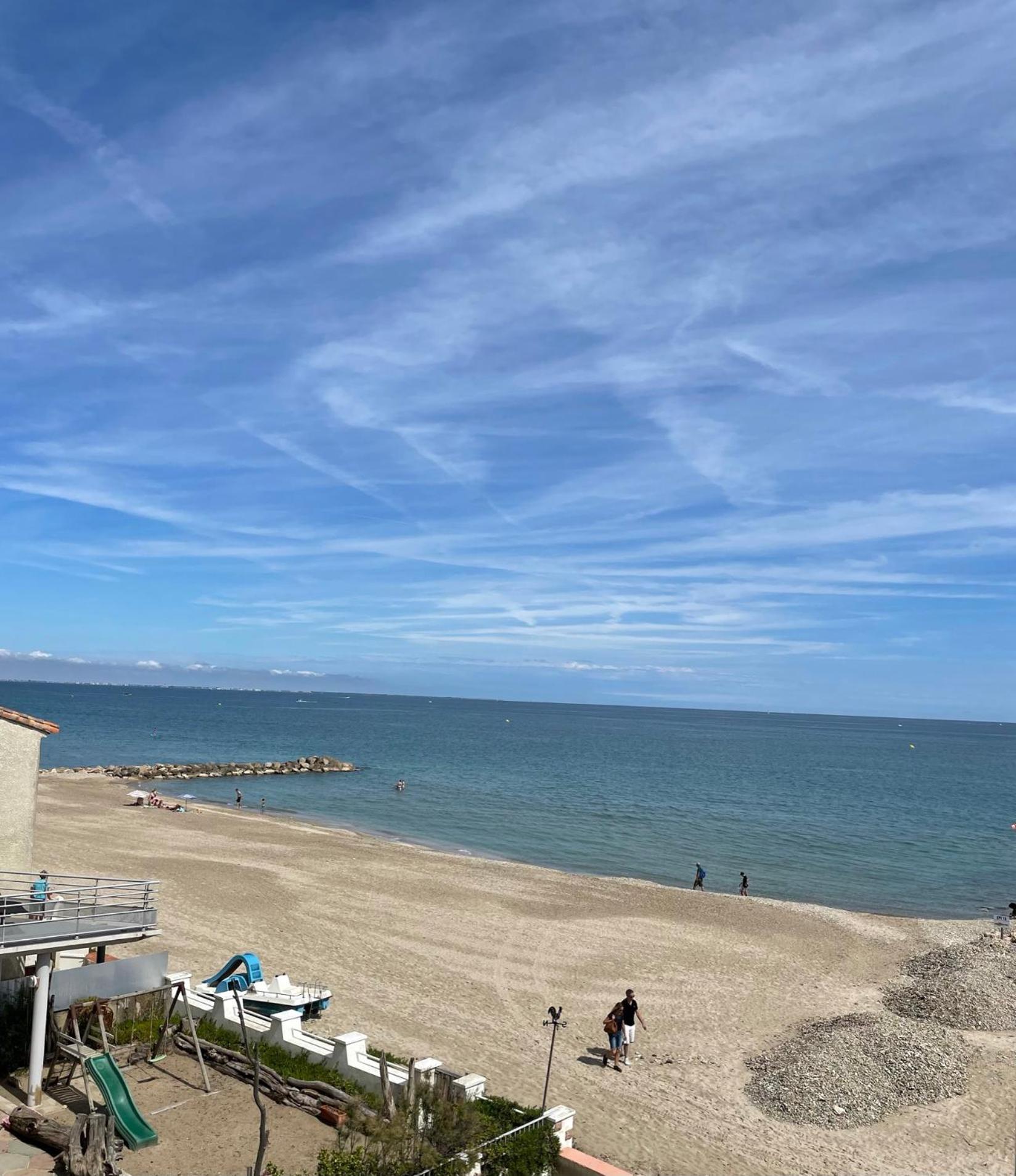 Estudio 1Ere Ligne Vue Mer ,Place De Parking Privee Acces A La Plage De La Residence 3Eme Etage Palavas-les-Flots Exterior photo